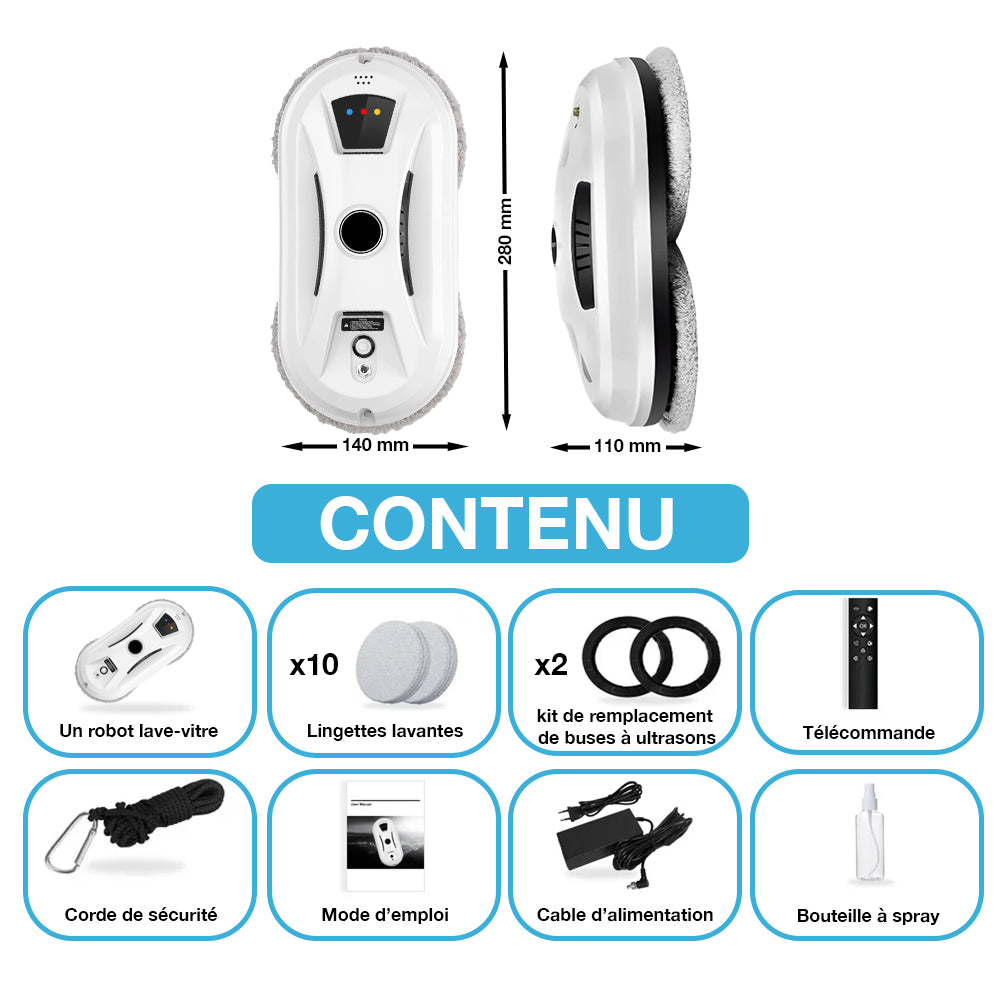 Robot Lave-Vitres Intelligent - SmartGlass 2