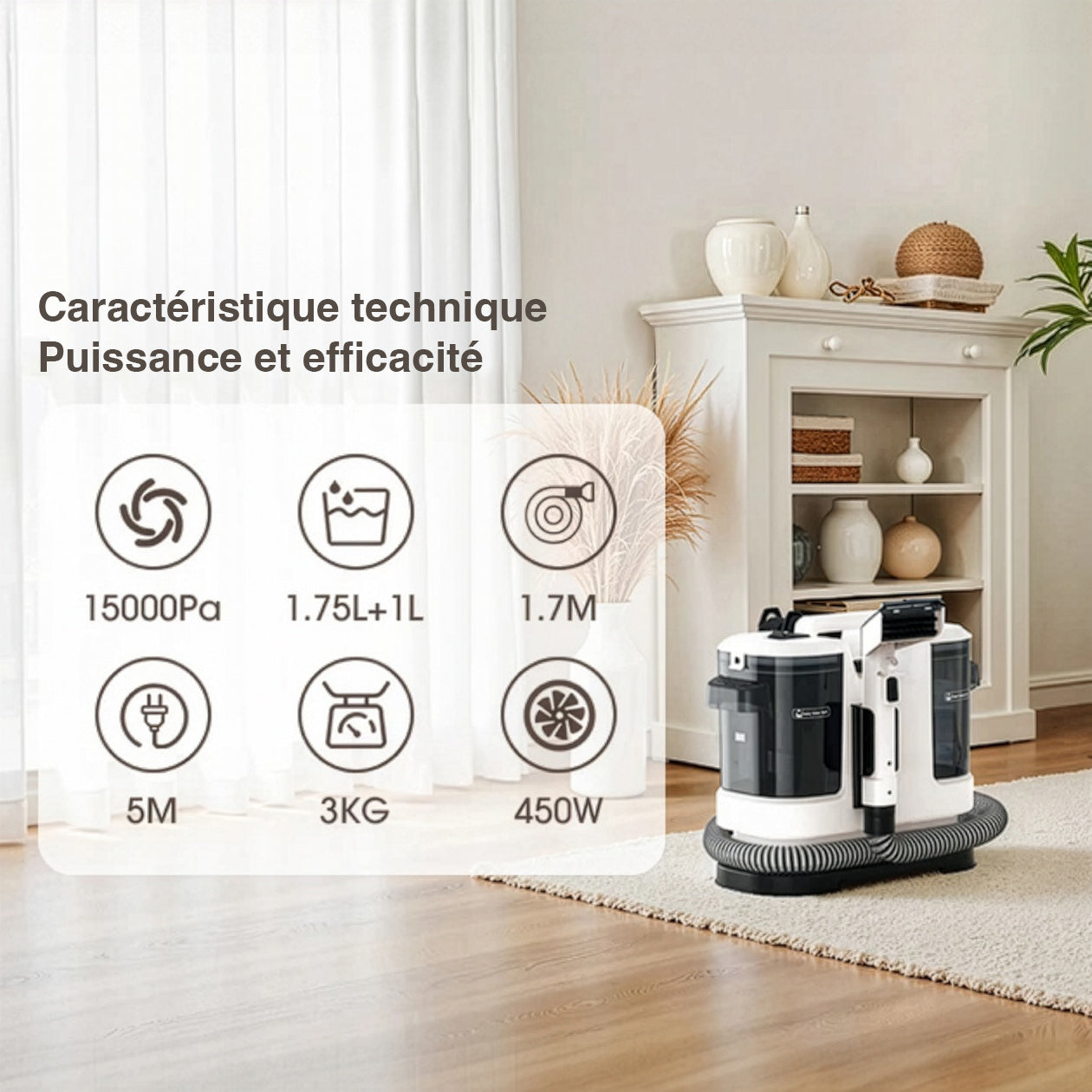 Shampouineuse ProExtract S15 - Nettoyeur vapeur